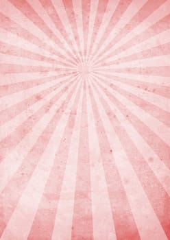 red and pink radiating background with a weathered look