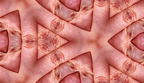 A texture pattern background made out of a close up of finger skin.
