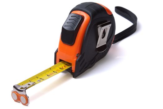 Tape Measure isolated on the white background