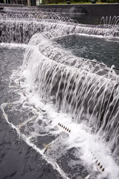 it is a shot of  fountain in macau