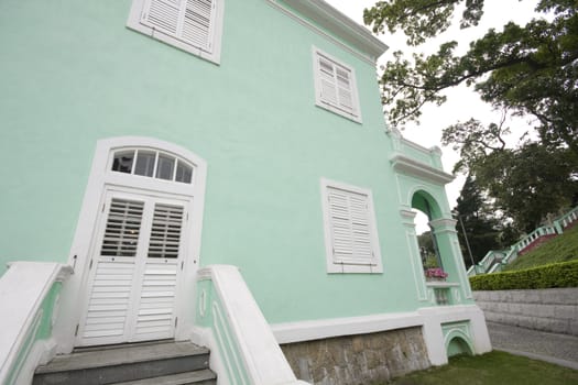 Taipa houses museum is a famous landmark in macau