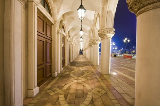 it is a corridor of europe style in macau