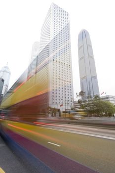 it is traffic through downtown in HongKong
