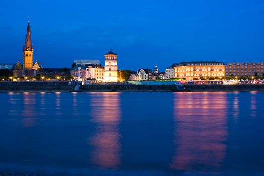 Dusseldorf Skyline at the Blue Hour
