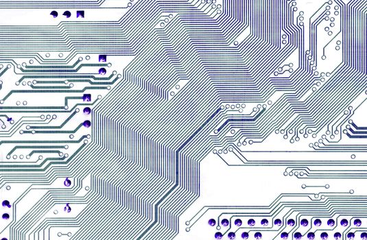 Image of the printed circuit - motherboard - technology abstract