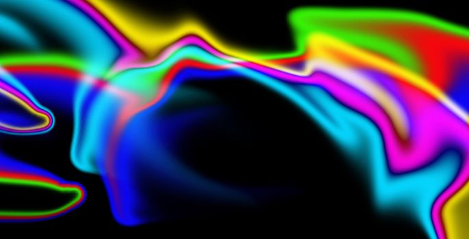 A abstract colour background made out of wispy colours.