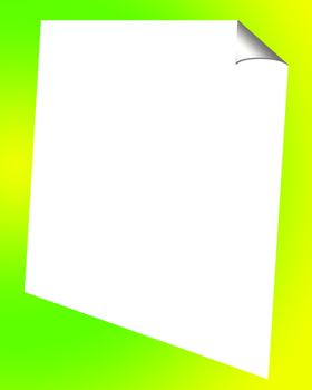 A blank customisable area in which you can put in you own information.