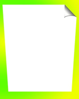 A blank customisable area in which you can put in you own information.