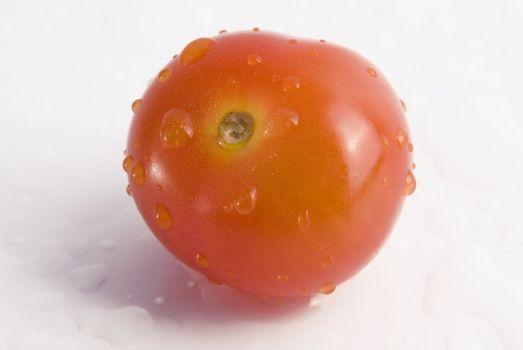 cherry tomatoe isolated on white background