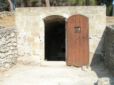 Entrance to cellar