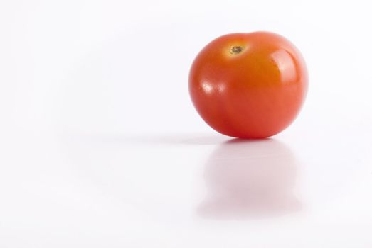 Cherry tomatoe isolated on white background