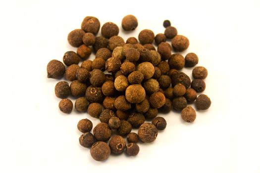 Allspice isolated on white