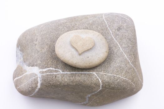 heart shaped stone