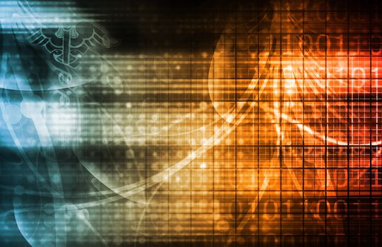 Futuristic Abstract as a Technology Background Art