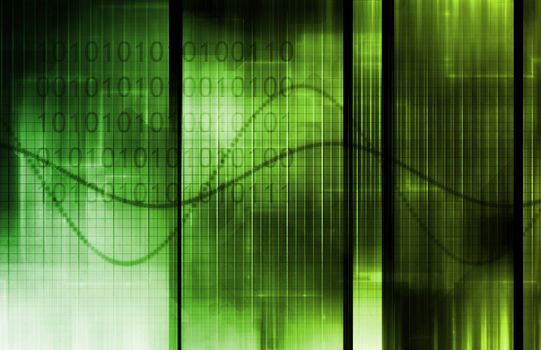 Business Abstract Technology as a Background Art