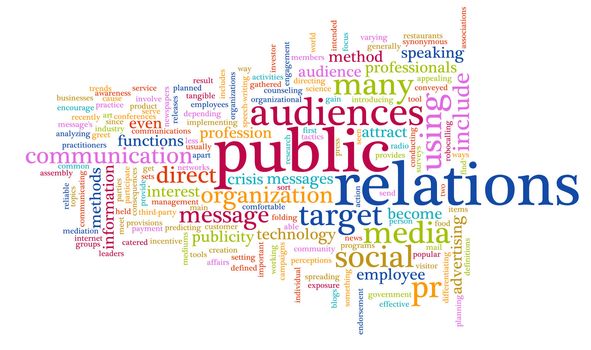 Public Relations PR Concept as a Abstract