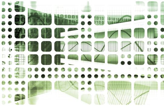 Technology Abstract with Futuristic Lines as Art
