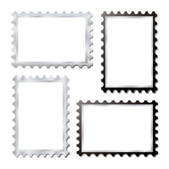 collection of four picture frames with room to add your own picture or text