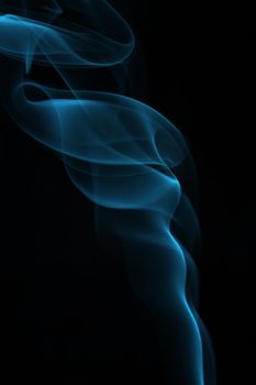 Abstract shot of the smoke