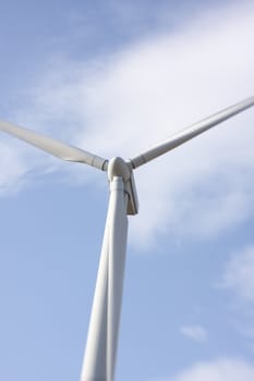 selective focus photo of a wind turbine