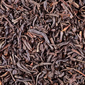 Structure generated by dry black tea leaves