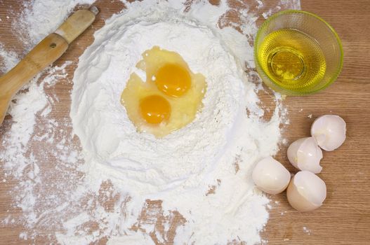 homemade baking, ingredients