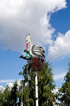 The picture is made on a holiday of a city of Ekaterinburg