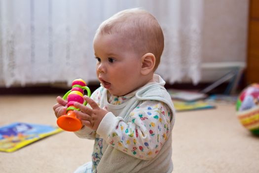 Picture of my son during game on a pipe