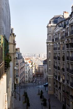 The picture is made during walk on a hill Montmartre