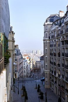 The picture is made during walk on a hill Montmartre