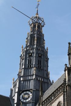 The great Saint Bavo church, protestant church in Haarlem, the Netherlands