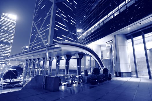 business center at night