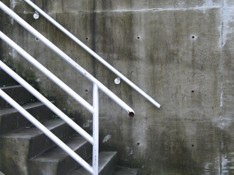 concrete staircase