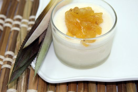 Pineapple ice-cream