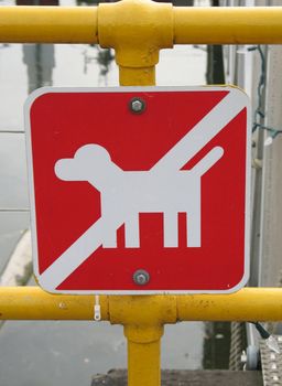 no dog sign