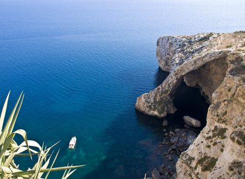 This cave in Malta known as Blue Grotto is reknowned for its magical blue waters and is a major tourist attraction