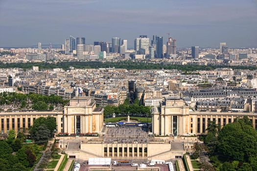 la defence in paris france view from top of Eiffel