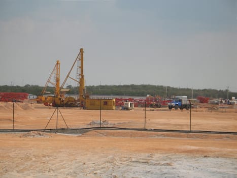 large construction site