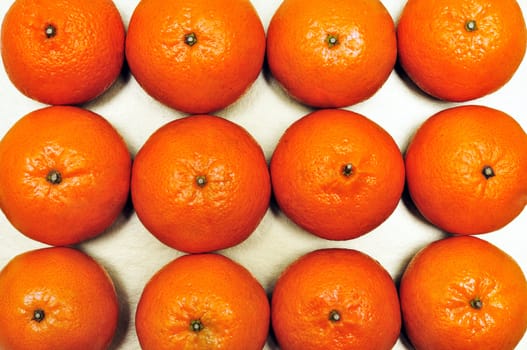 Mandarines  background from food store in the	 box
