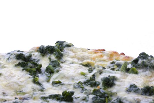detail of a pizza