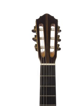 detail of an classical guitar
