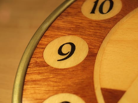 Wooden hours. A fragment. Figure ' nine '    
