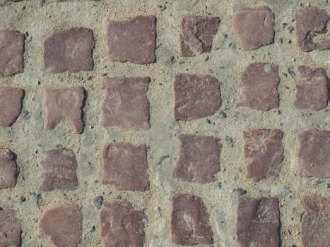Stone roadway. A background       