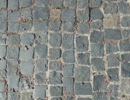 Stone roadway. A background      
