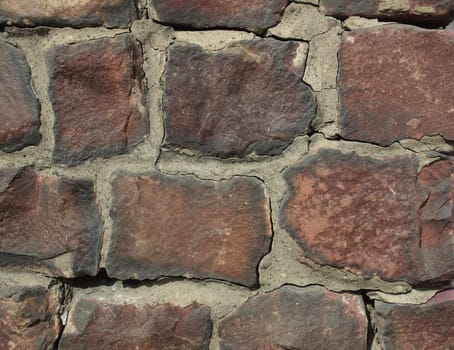 Stone roadway. A background       
