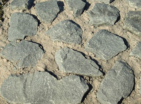 Stone roadway. A background         