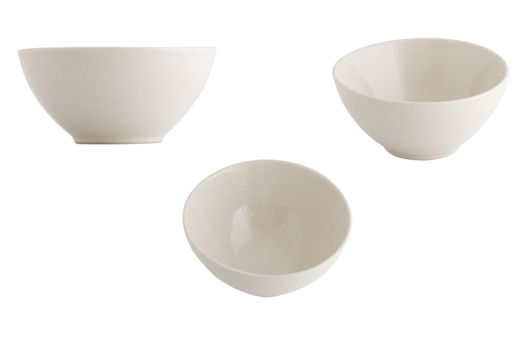 three point of view of empty bowl