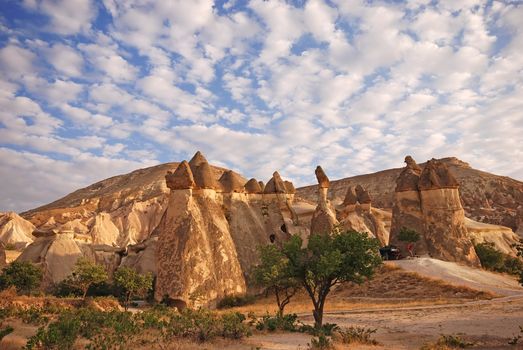 Amazing stone formations, Cappadocia, Turkey