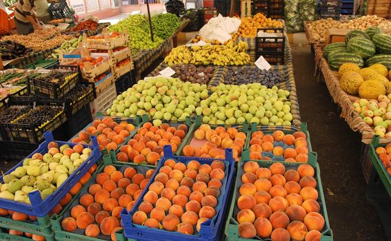 Fruit market in Turkey