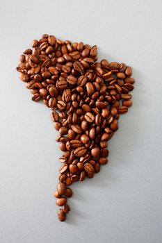 South America mde out of beans